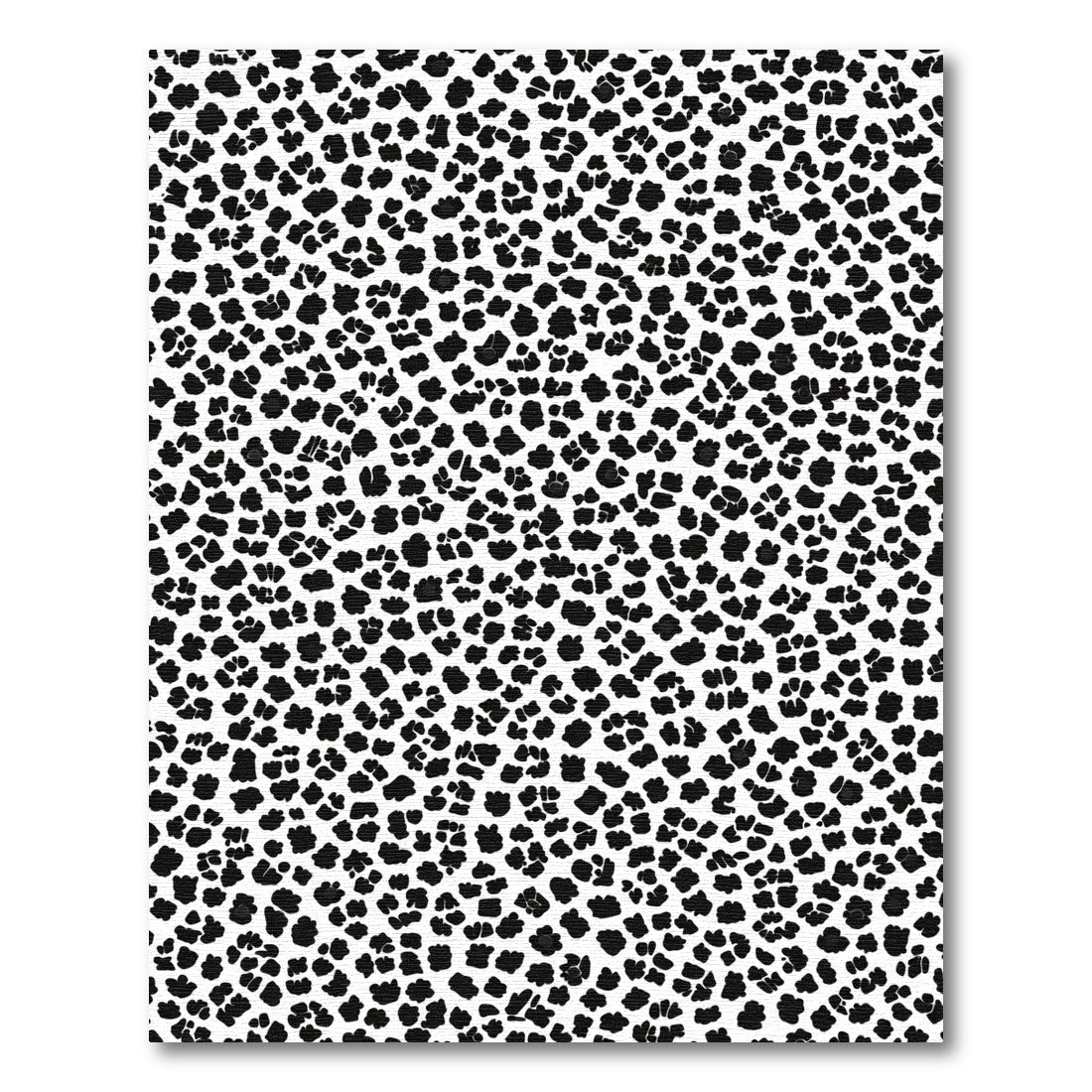 Classic Black White Animal Spot Rug