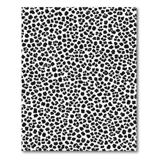 Classic Black White Animal Spot Rug