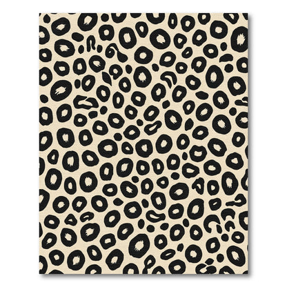 Classic Beige Leopard Spots Rug