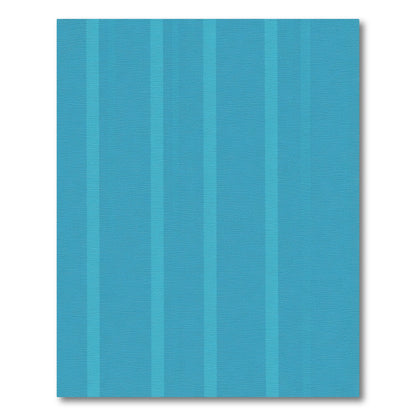 Turquoise Vertical Stripe Gradient Rug