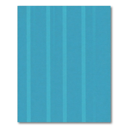 Turquoise Vertical Stripe Gradient Rug
