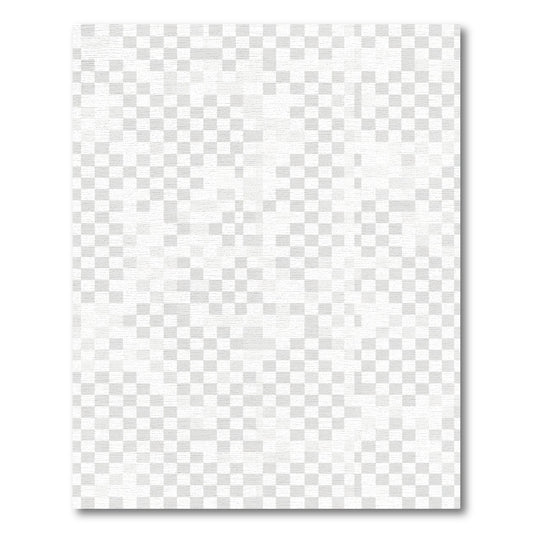 Soft White Cloud Pixelated Background Rug