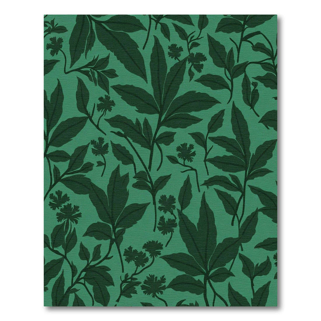 Deep Emerald Lush Foliage Rug