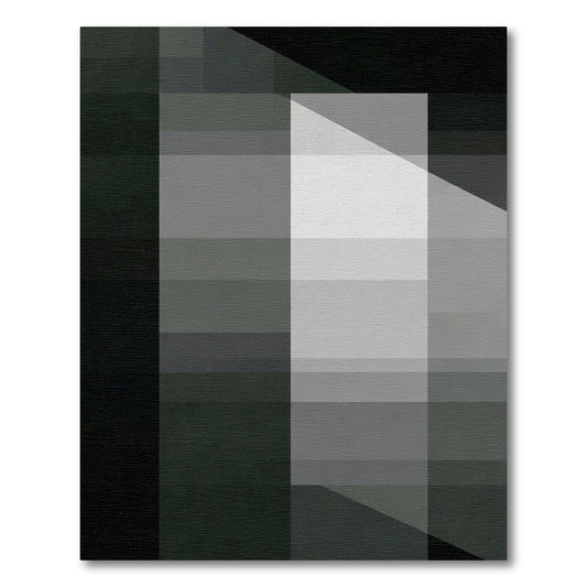 Monochromatic Geometric Gradation Squares Rug