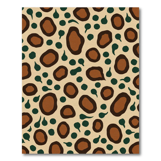 Brown Tan Organic Dot Sprinkle Rug