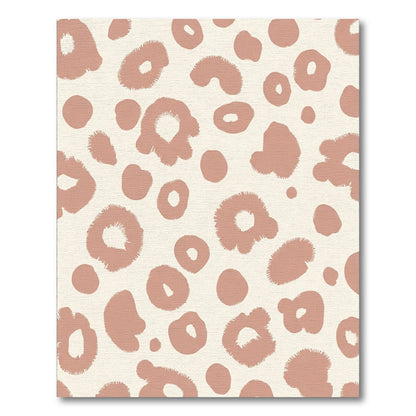 Rose Gold Cheetah Spots Rug