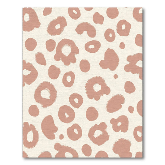 Rose Gold Cheetah Spots Rug
