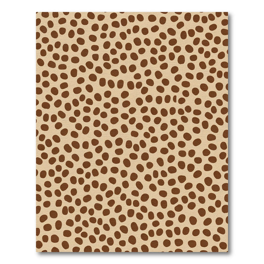 Warm Beige Brown Speckle Scatter Rug