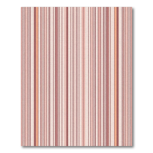 Soft Pink Vertical Stripe Composition Rug