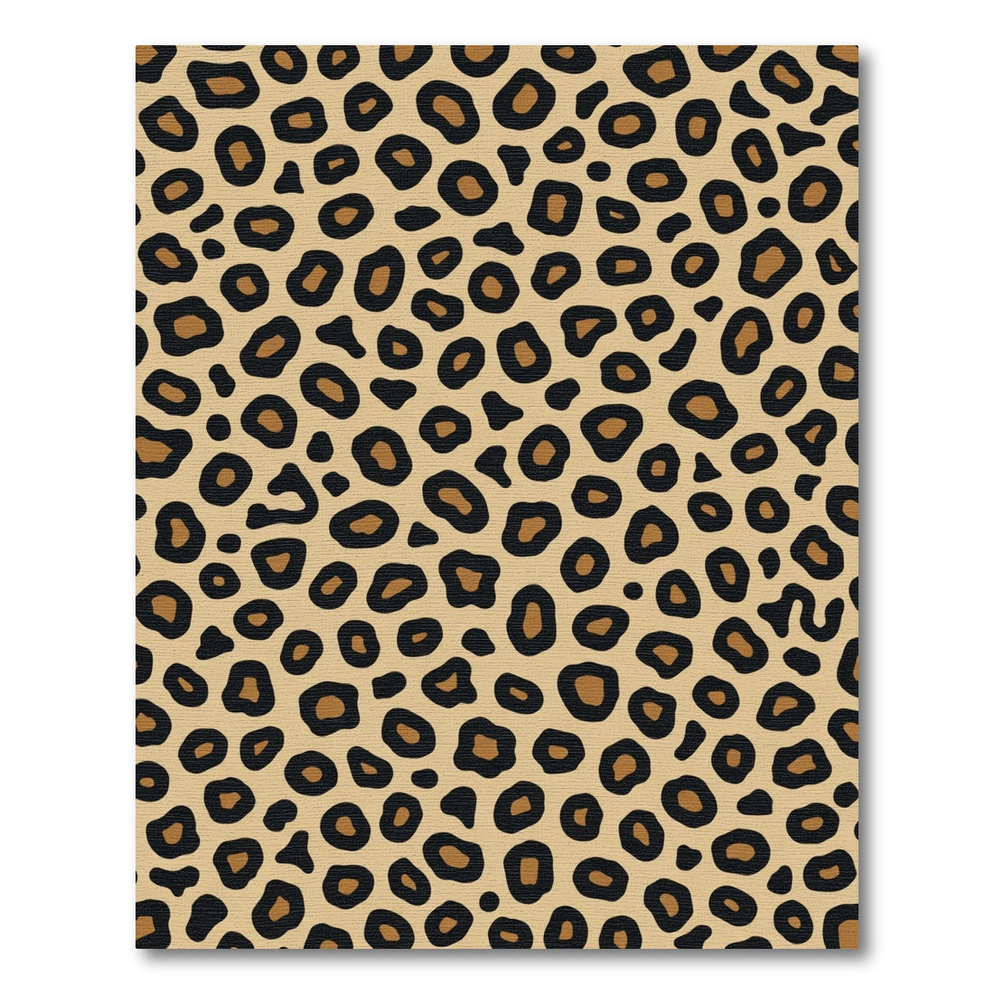 Classic Leopard Spots Animal Print Rug
