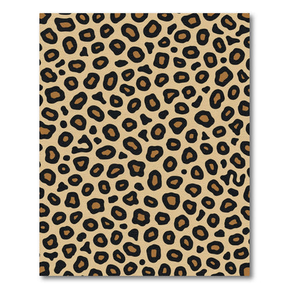 Classic Leopard Spots Animal Print Rug