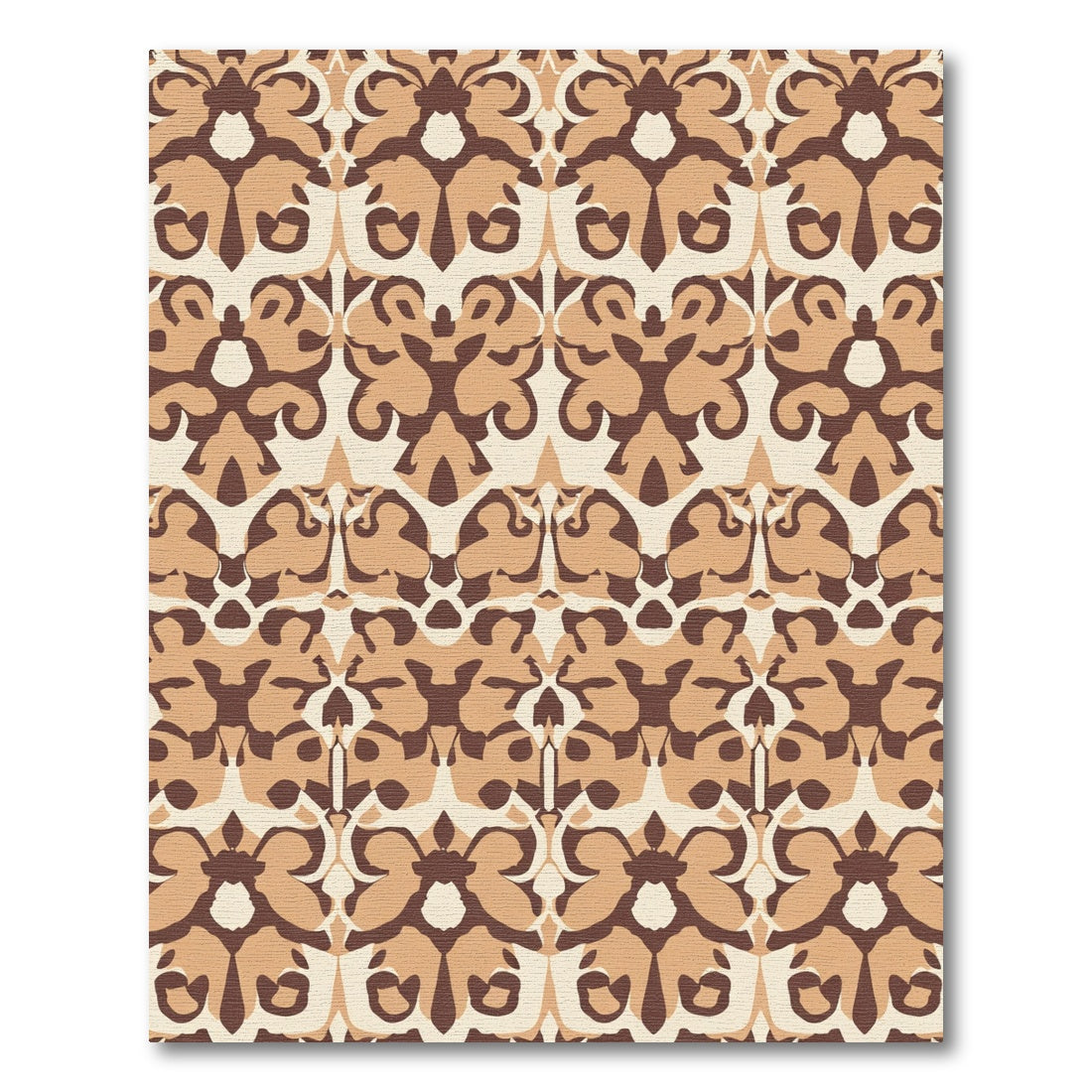 Earthy Tones Bold Tribal Medallion Rug