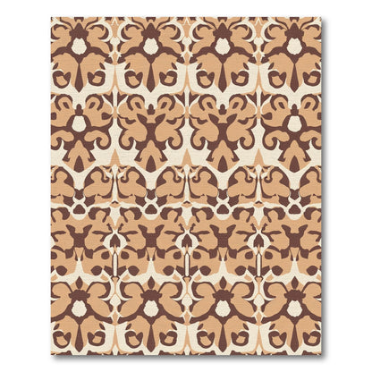 Earthy Tones Bold Tribal Medallion Rug