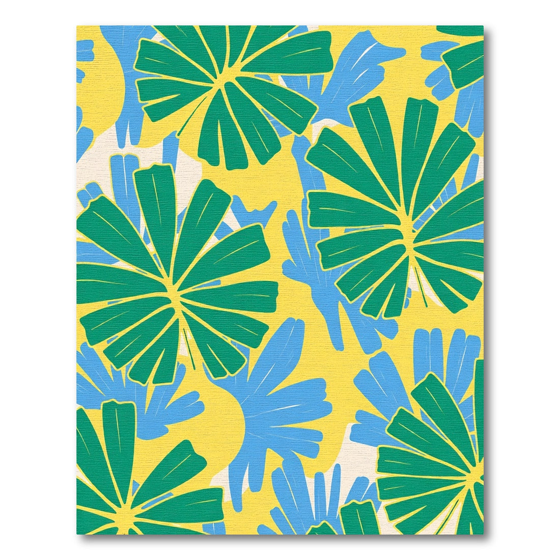 Vivid Teal Blue Starburst Bloom Rug