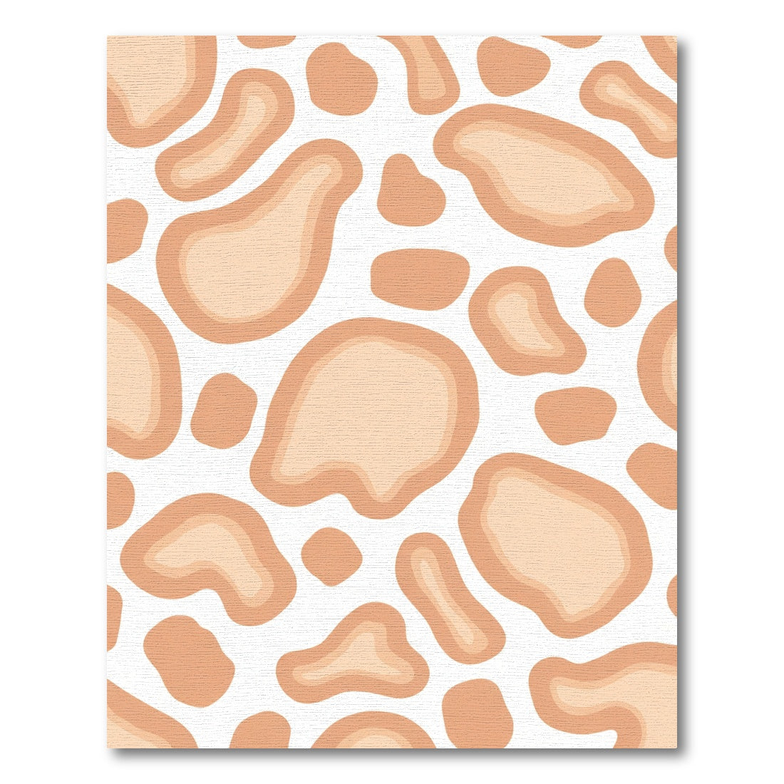 Abstract Ochre Layered Spots Rug