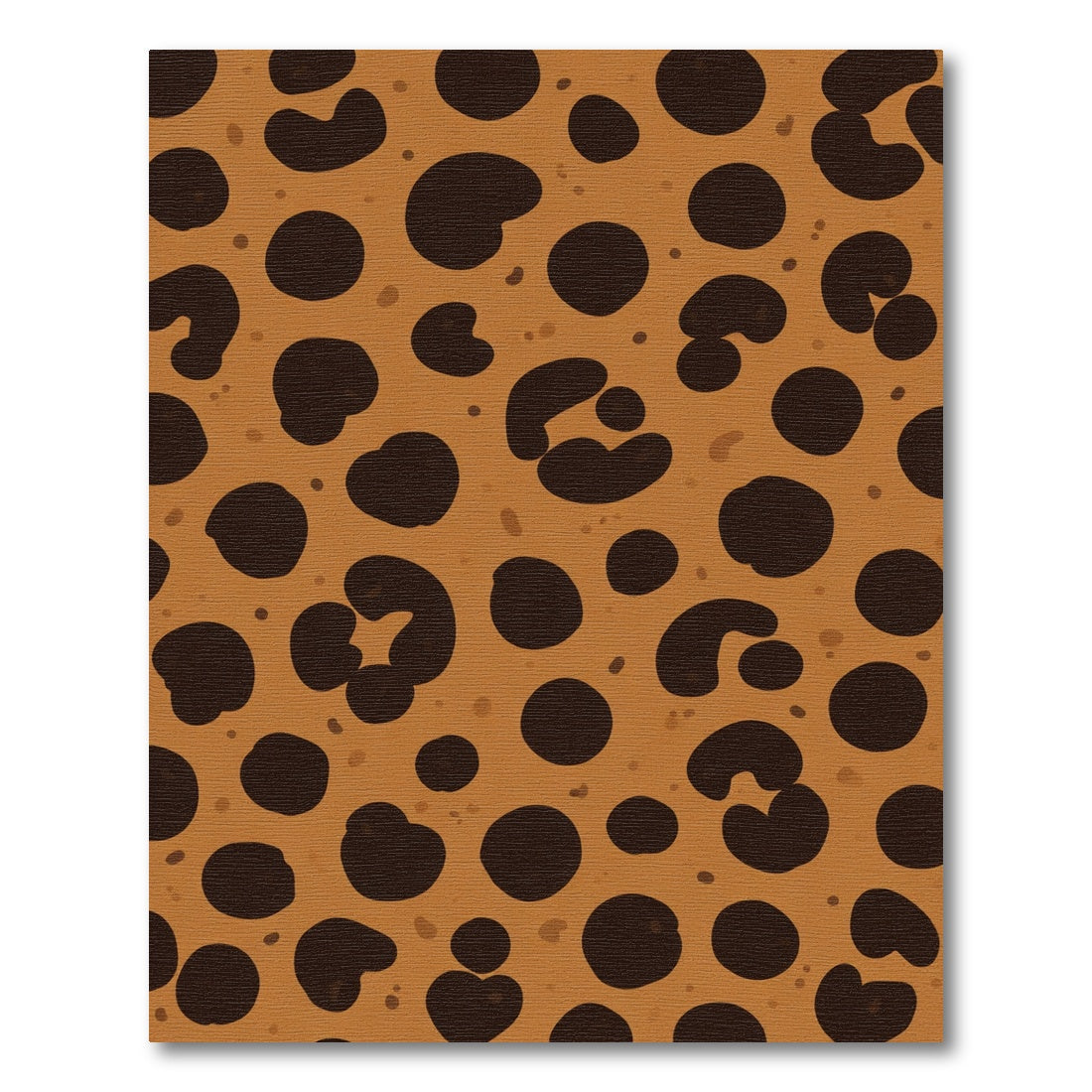 Bold Brown Animal Spots Rug
