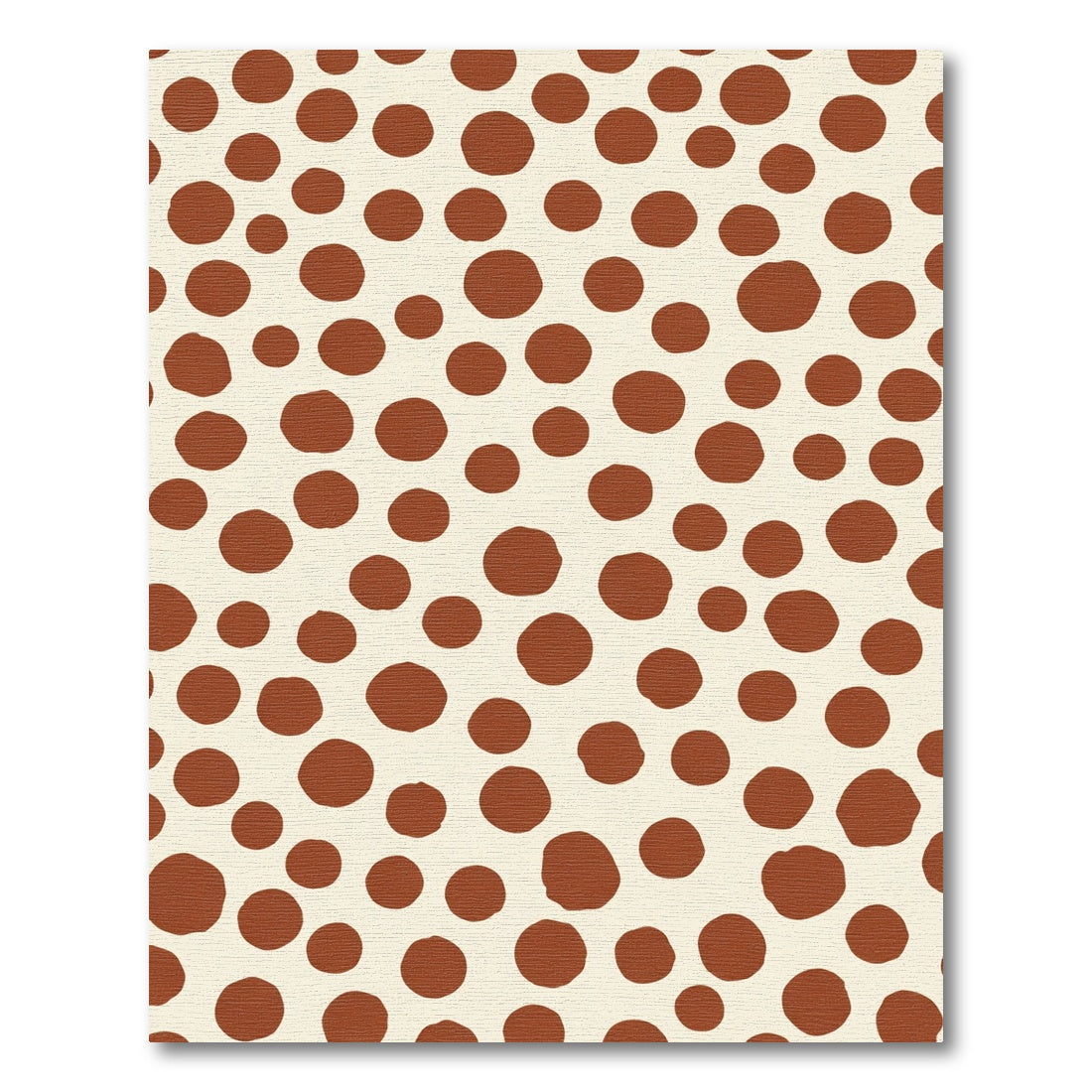 Terra Cotta Dot Scatter Rug