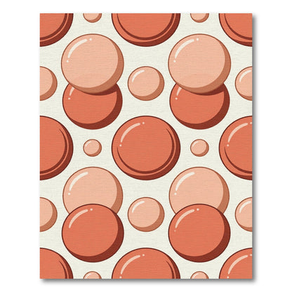 Coral Bubble Orb Repeating Rug