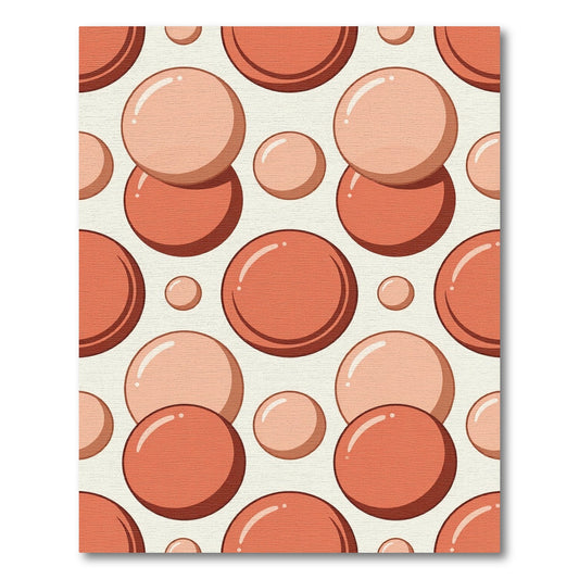 Coral Bubble Orb Repeating Rug