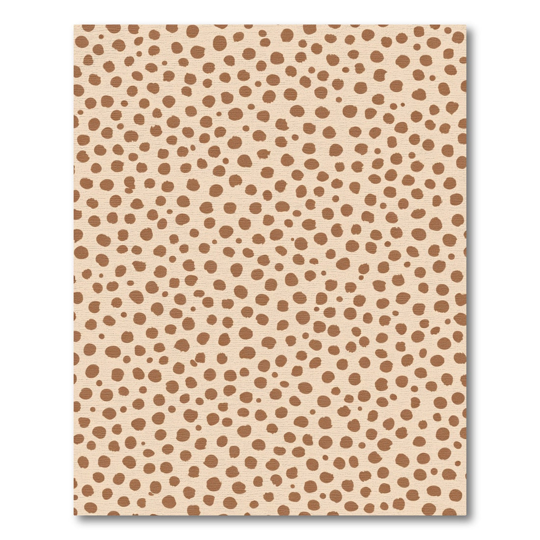 Tan Speckled Spot Modern Rug
