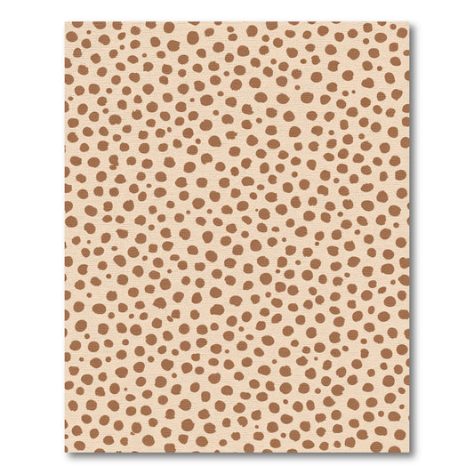 Tan Speckled Spot Modern Rug