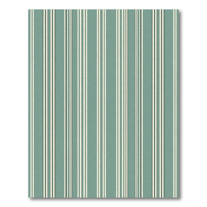 Sage Green Classic Vertical Stripe Rug