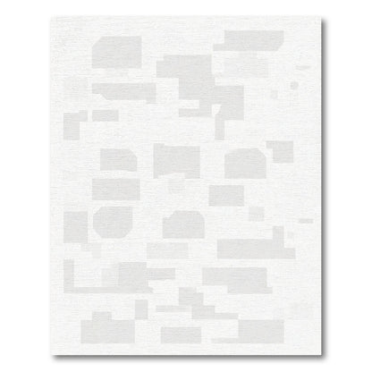 Modern Abstract Geometric Block Rug