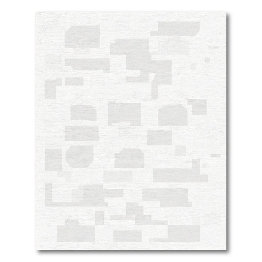 Modern Abstract Geometric Block Rug