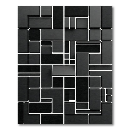 Monochromatic Modular Rectangular Composition Rug
