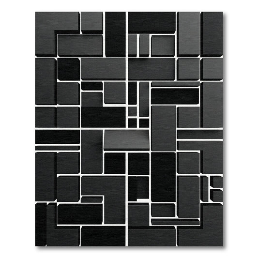 Monochromatic Modular Rectangular Composition Rug