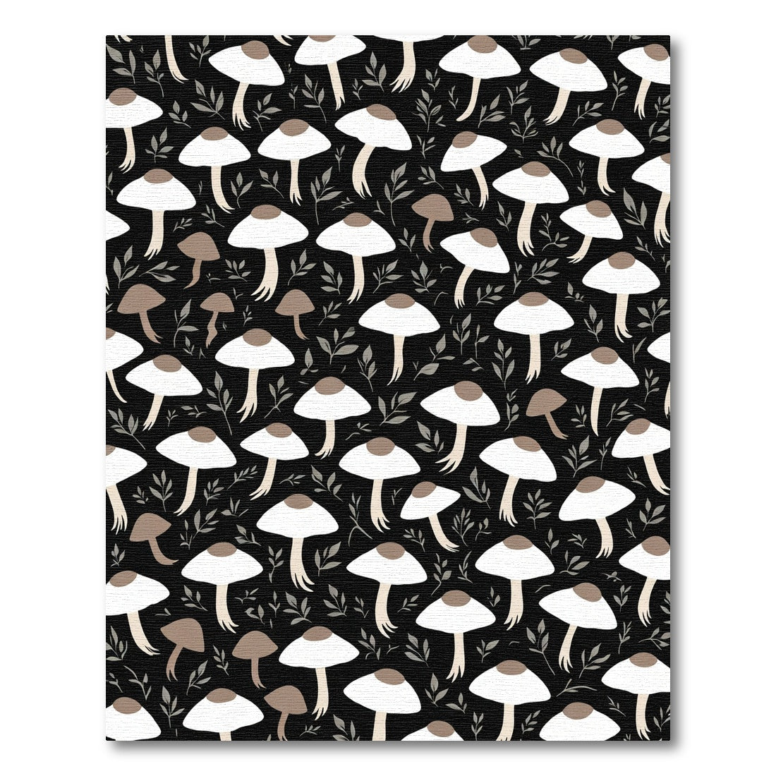 Forest Friends Mushroom Garden Rug
