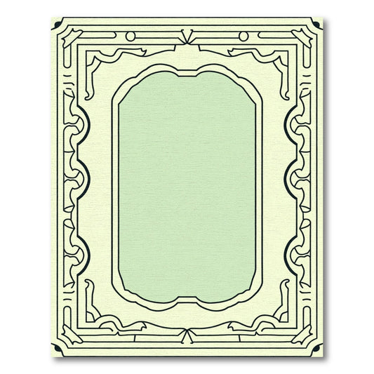 Pale Yellow Black Nouveau Arch Rug