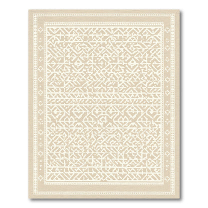 Neutral Geometric Bordered Abstract Rug