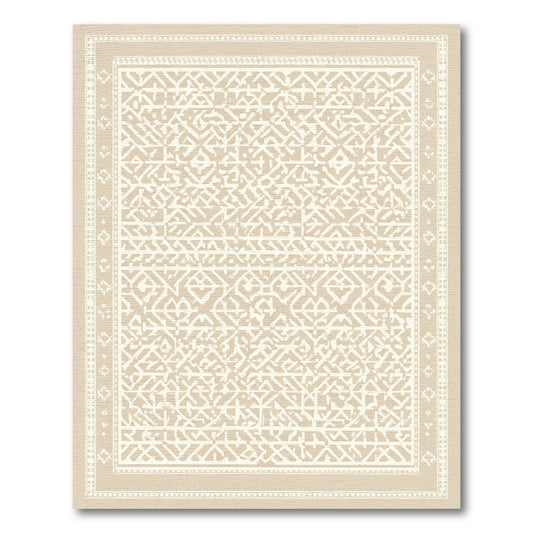 Neutral Geometric Bordered Abstract Rug