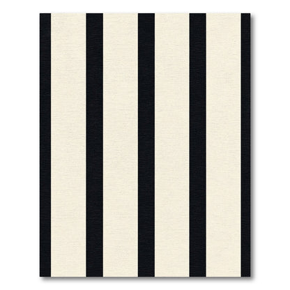 Classic High Contrast Vertical Lines Rug
