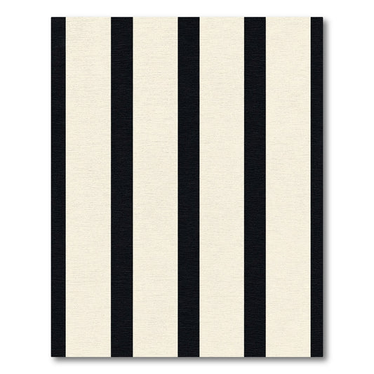 Classic High Contrast Vertical Lines Rug