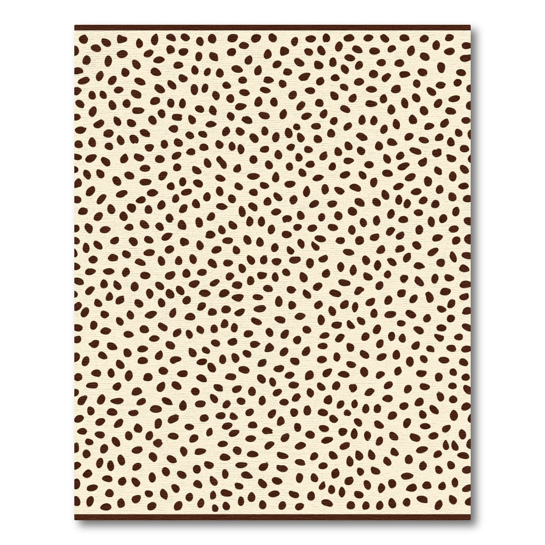 Creamy White Speckled Organic Rug