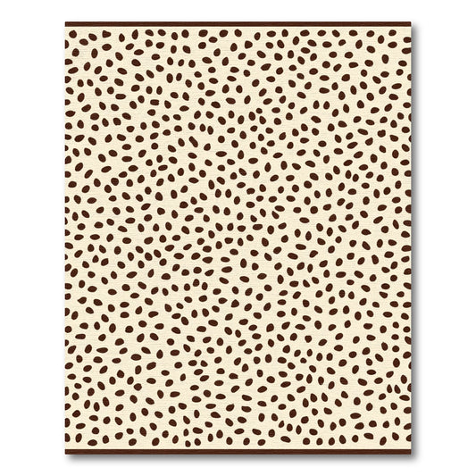 Creamy White Speckled Organic Rug