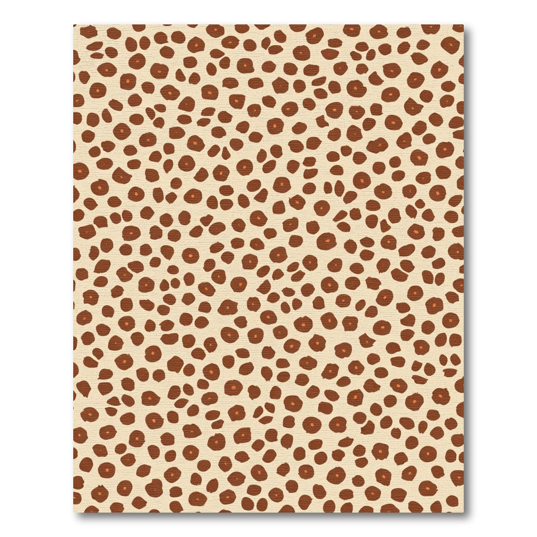 Earthy Leopard Spots Organic Rug