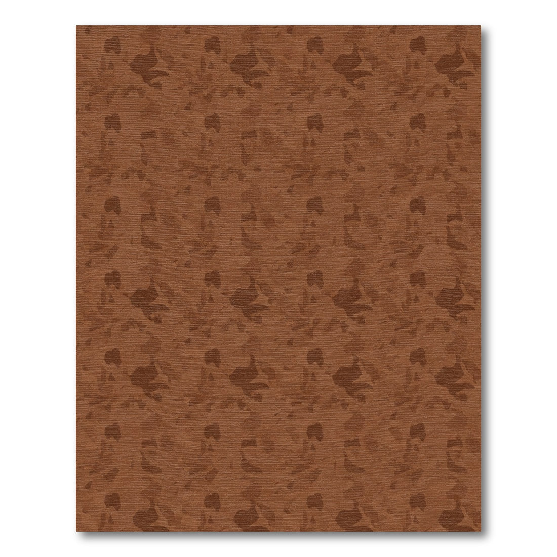 Earthy Brown Camouflage Abstract Clouds Rug
