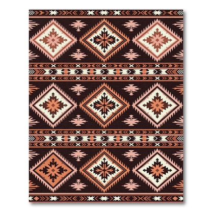 Southwestern Diamond Navajo Stripe Rug