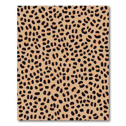 Classic Cheetah Spots Tawny Black Rug