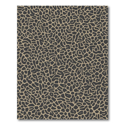 Tan Organic Amorphous Cluster Rug