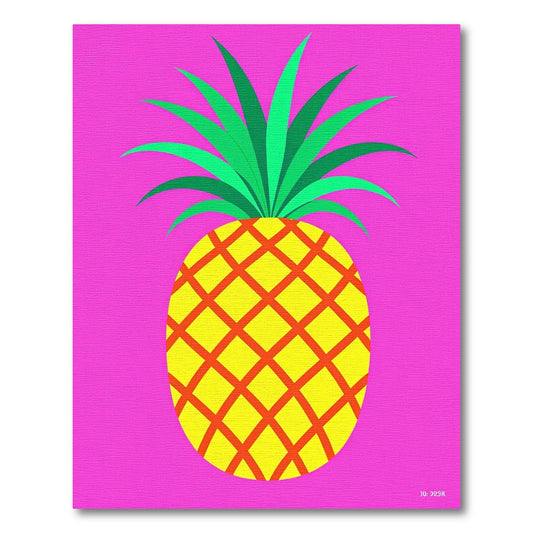 Vibrant Pineapple Tropical Garden Rug