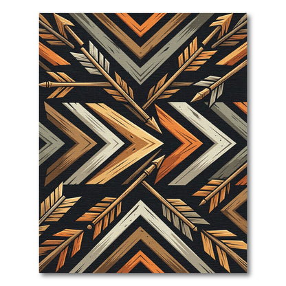Rustic Wooden Arrow Graphic Rug