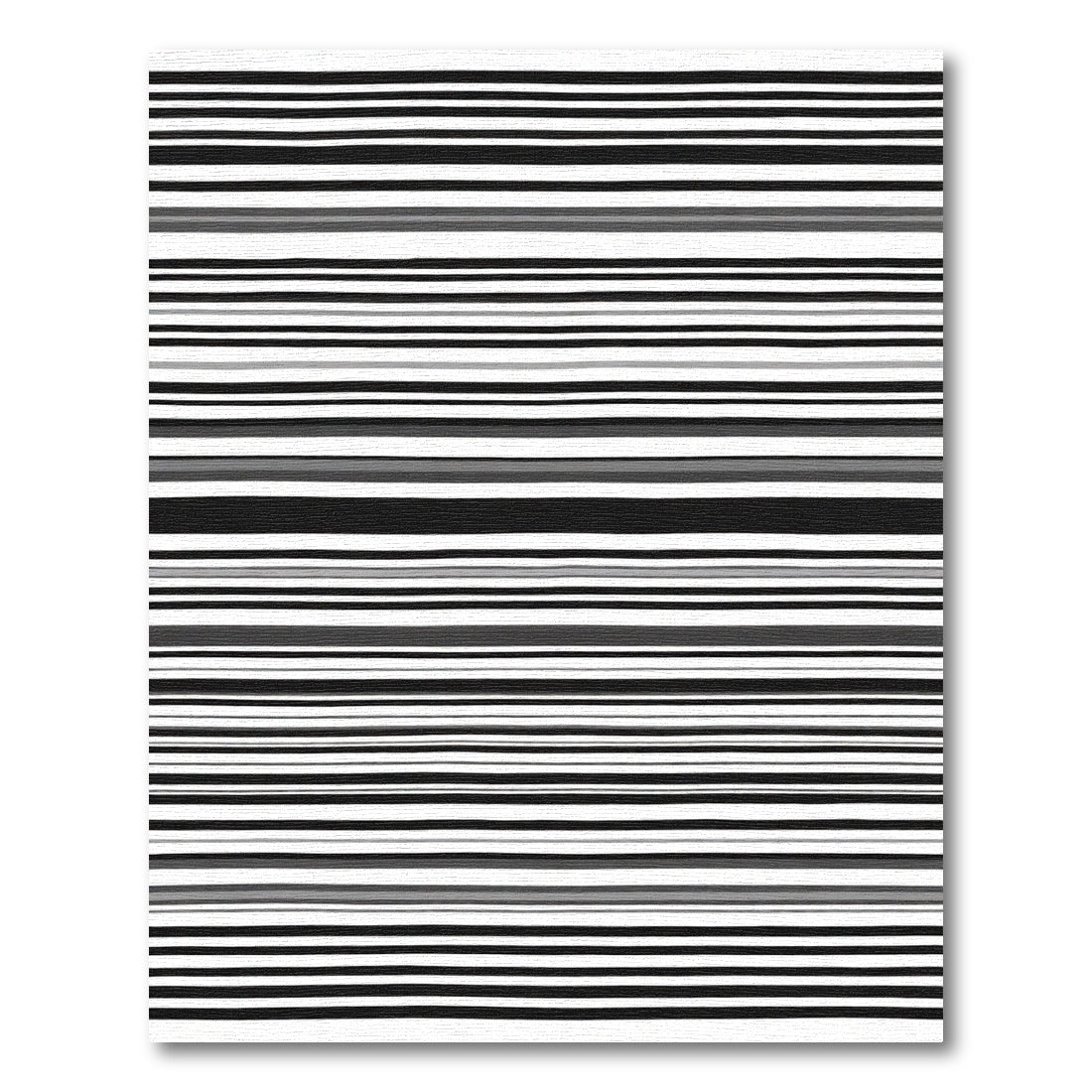 Monochrome Subtle Stripe Rug