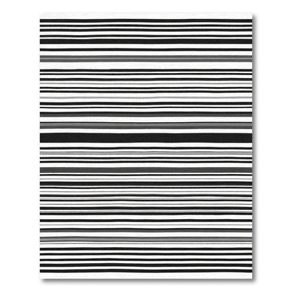 Monochrome Subtle Stripe Rug