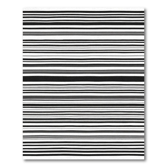 Monochrome Subtle Stripe Rug