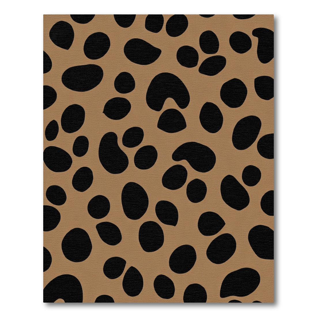 Brown Black Organic Spots Rug