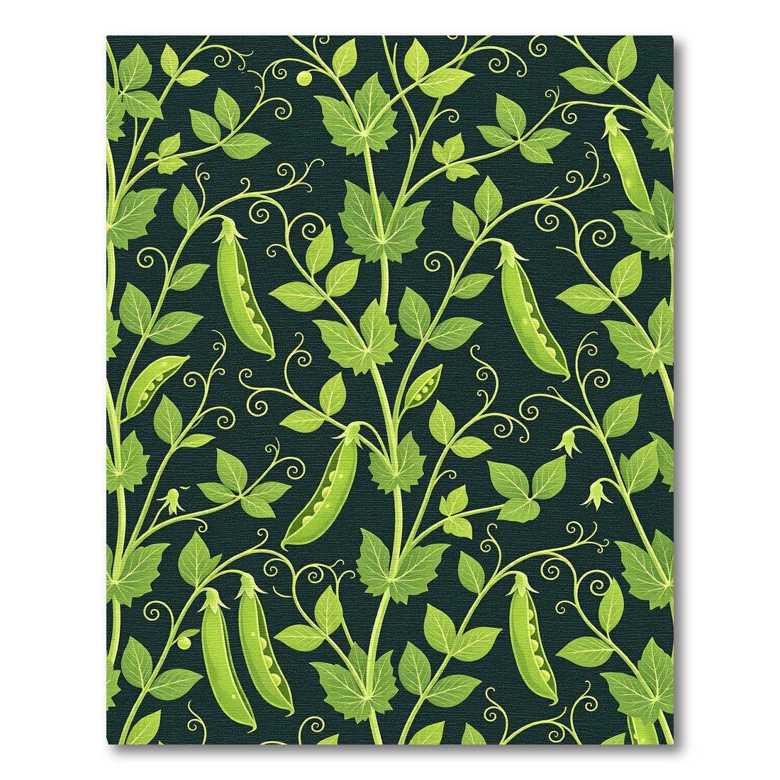 Botanical Pea Vine Dark Slate Rug